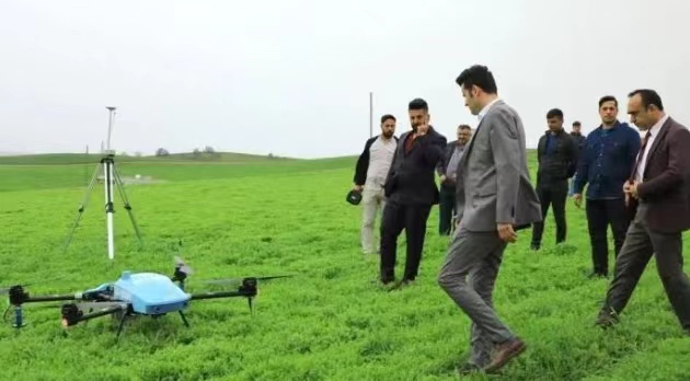 EAVISION農業用無人機がトルコに6,000エーカーの小麦を散布
